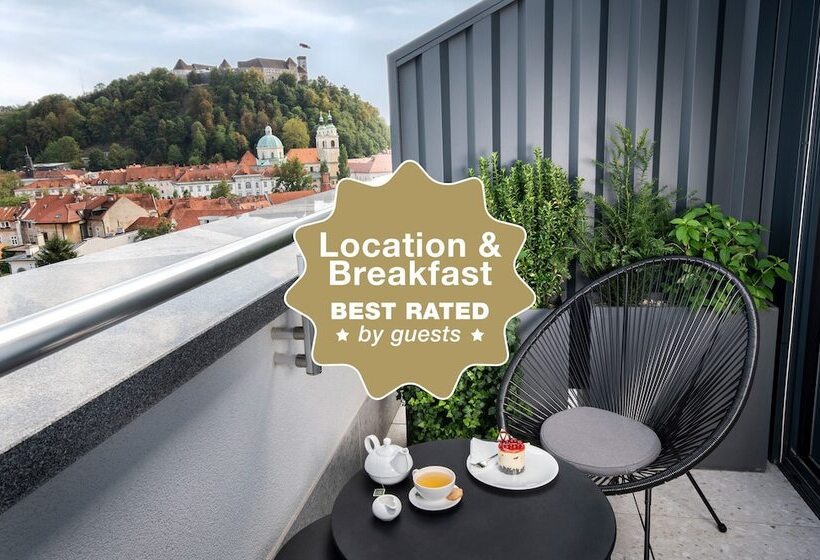 اتاق لوکس با چشم‌انداز شهر, City Hotel Ljubljana