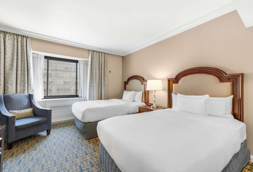 스탠다드 룸 더블 침대 2개, Capital Hilton