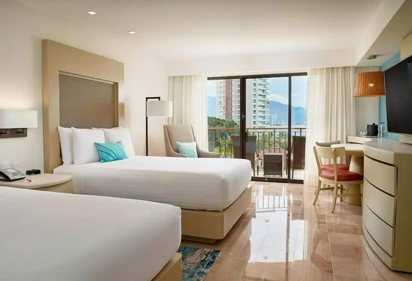 ２ダブルベッドのスタンダードルーム, Marriott Puerto Vallarta Resort & Spa