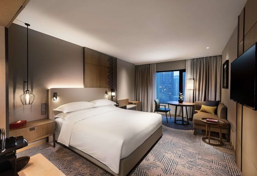 스탠다드 룸 킹사이즈 침대, Hilton Beijing