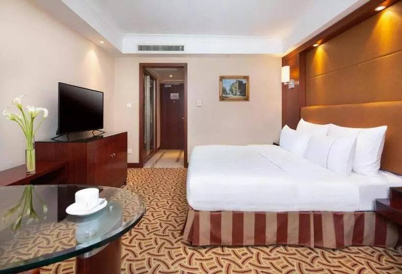 キングサイズベッドのデラックスルーム, Jianguo Hotel Shanghai