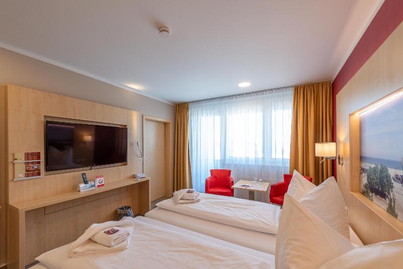 标准间带阳台, Das Hotel An Der Stadthalle   Rostock Hbf