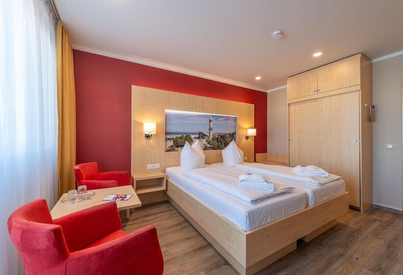 バルコニー付きスタンダードルーム, Das Hotel An Der Stadthalle   Rostock Hbf