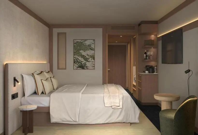 Comfort room with mountain view, Le Morgane