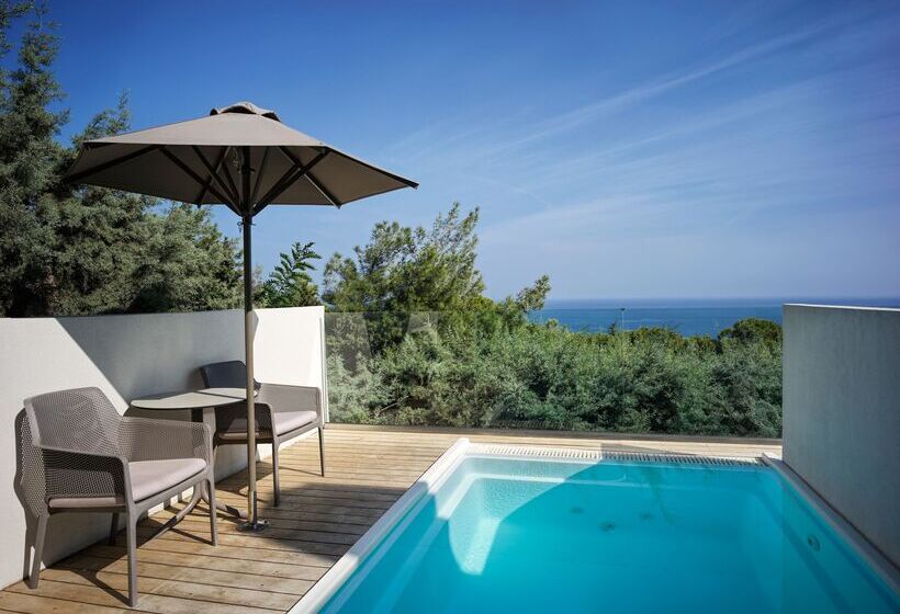 اتاق استاندارد با چشم‌انداز دریا, Esperos Village Blue & Spa  Adults Only