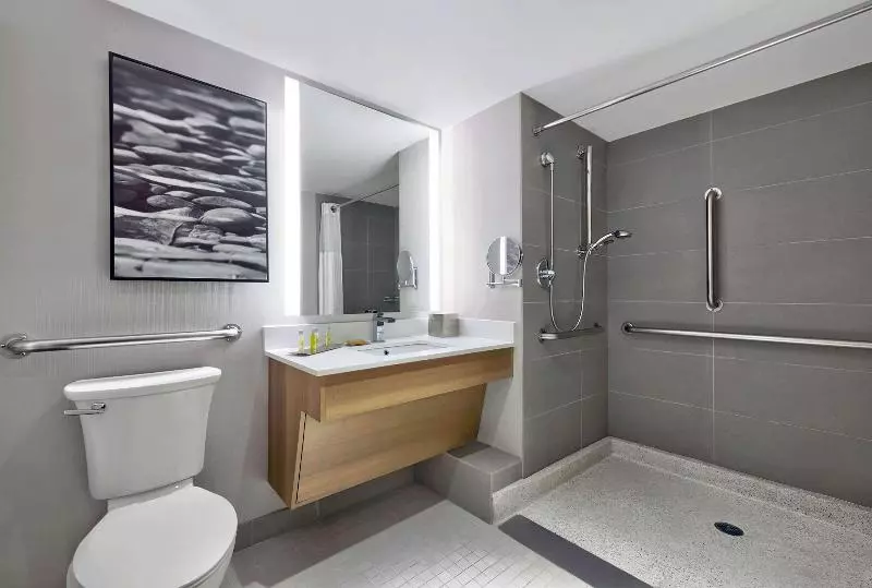 身障者適用キングサイズベッドルーム, Doubletree By Hilton Davenport