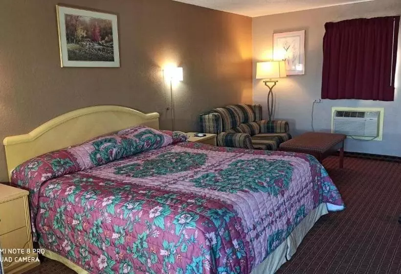 キングサイズベッドのスタンダードルーム, Best Budget Inn Tell City