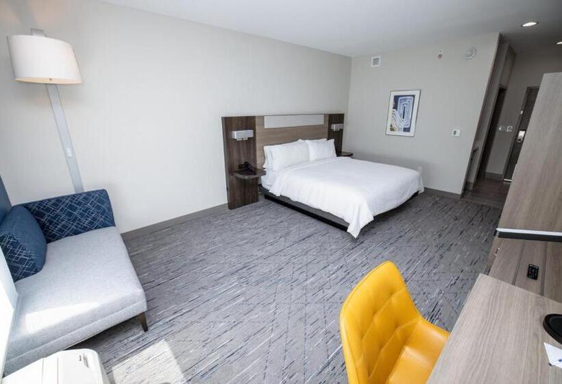 キングサイズベッドのスタンダードルーム, Holiday Inn Express & Suites Tampa Stadium   Airport Area, An Ihg