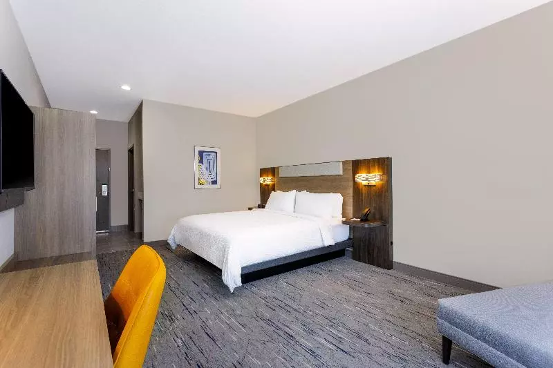 キングサイズベッドのスタンダードルーム, Holiday Inn Express & Suites Tampa Stadium   Airport Area, An Ihg