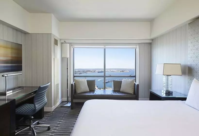 اتاق استاندارد با تخت دوبل و چشمانداز, Manchester Grand Hyatt San Diego
