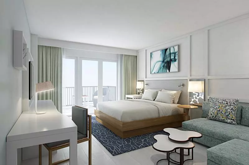 اتاق استاندارد با تخت بزرگ, The Westin Grand Cayman Seven Mile Beach Resort & Spa