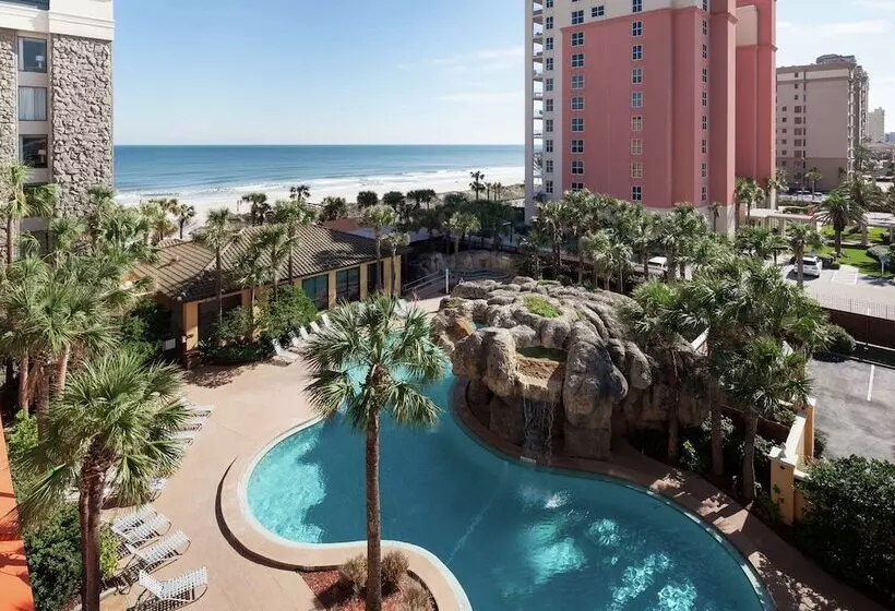 ２ダブルベッドのスタンダードルーム, Hampton Inn Jacksonville Beach/oceanfront