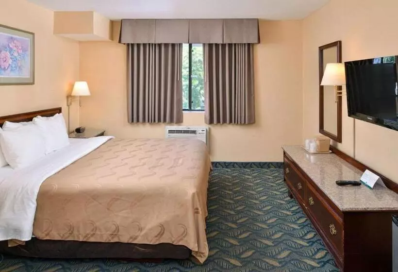 اتاق استاندارد با تخت بزرگ برای معلولان, Quality Inn & Suites Walnut City Of Industry