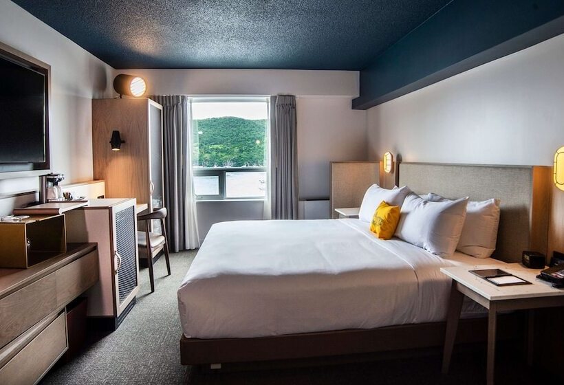 带景观的带双人床的标准间, Doubletree By Hilton St. John S Harbourview