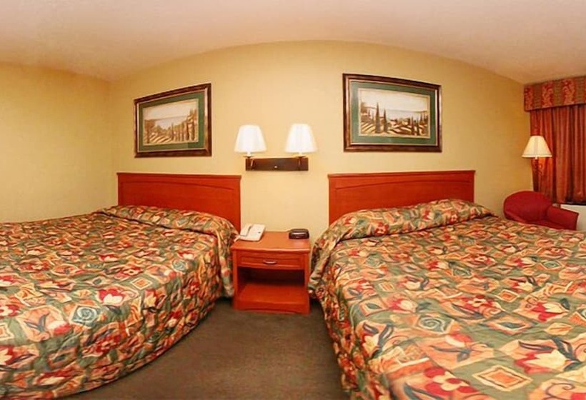 2ダブルベッドのスタンダードルーム, Econo Lodge Downtown