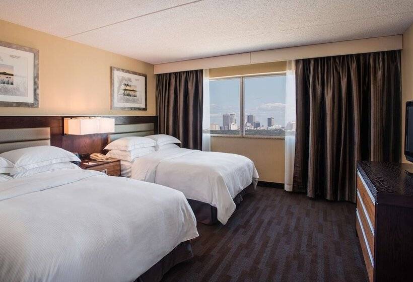 스탠다드 룸 더블 침대, Hilton Winnipeg Airport Suites