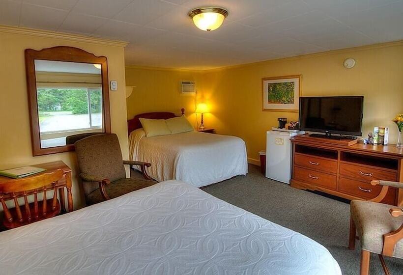 스탠다드 룸 더블 침대 2개, Picket Fence Motel