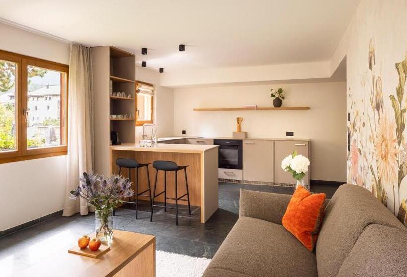 Апартаменты 2 Спальни, Chesa Rosatsch  Home Of Food