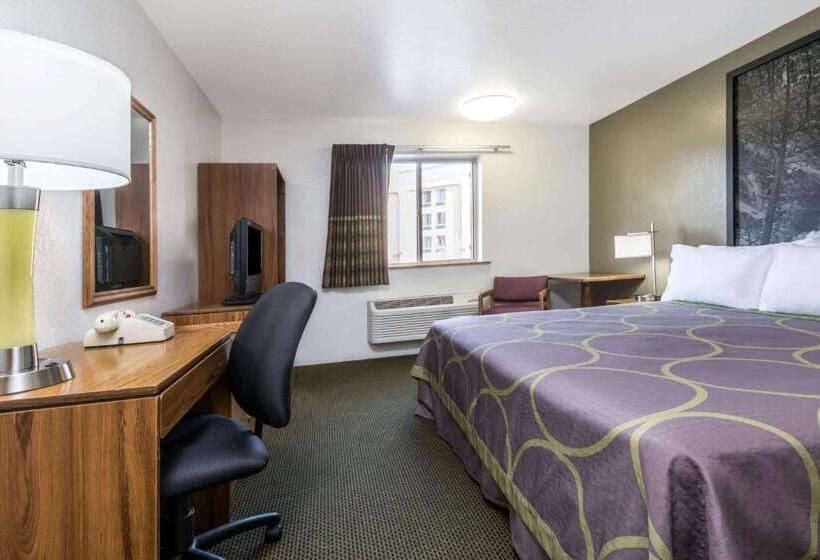 اتاق استاندارد با تخت بزرگ, Super 8 By Wyndham Missoula/reserve St