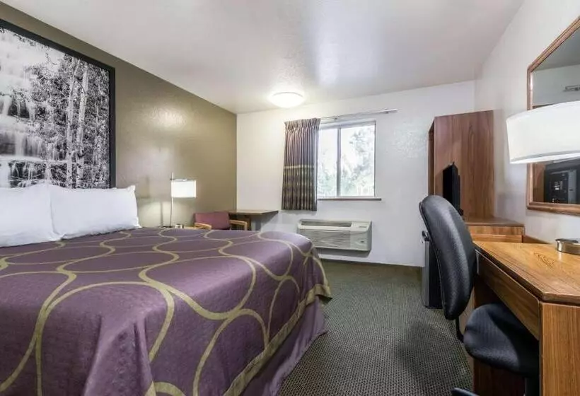 اتاق استاندارد با تخت بزرگ, Super 8 By Wyndham Missoula/reserve St