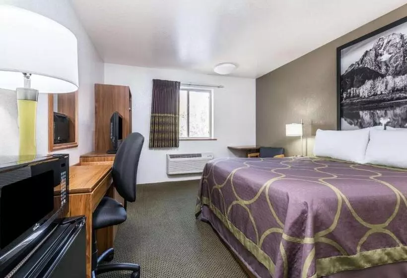 اتاق استاندارد با تخت بزرگ, Super 8 By Wyndham Missoula/reserve St