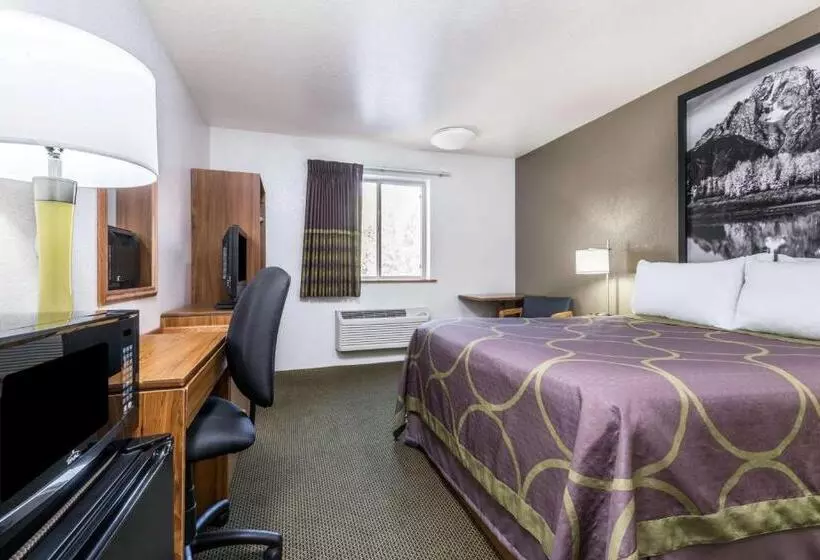 اتاق استاندارد با تخت بزرگ برای معلولان, Super 8 By Wyndham Missoula/reserve St