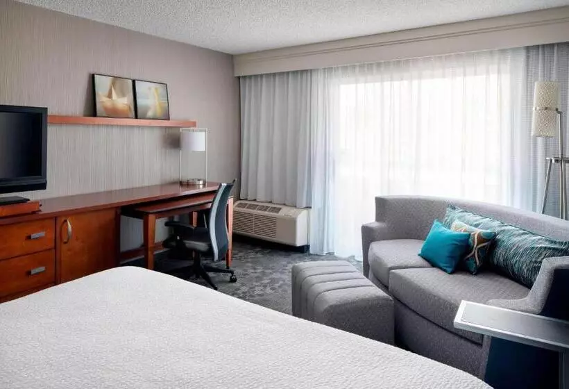 اتاق استاندارد با تخت بزرگ, Courtyard By Marriott San Mateo Foster City