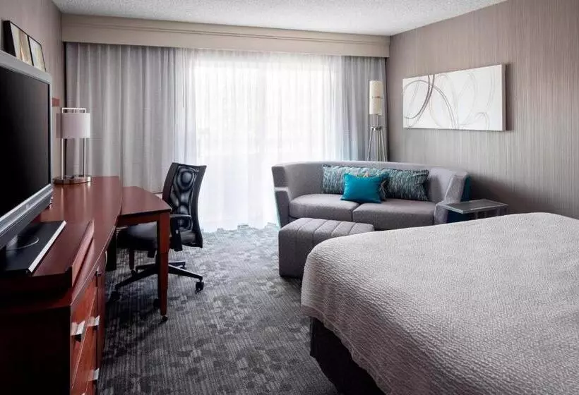 اتاق استاندارد با تخت بزرگ, Courtyard By Marriott San Mateo Foster City