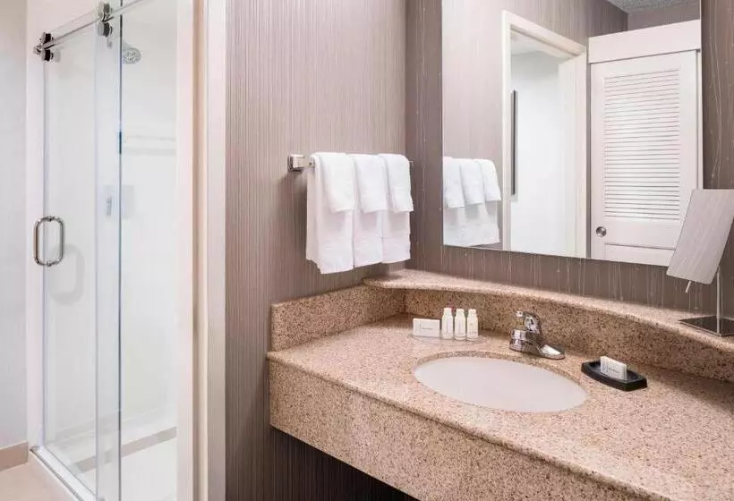 اتاق استاندارد با تخت دو نفره بزرگ, Courtyard By Marriott San Mateo Foster City