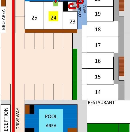 חדר דלוקס, Golden Sands Motor Inn