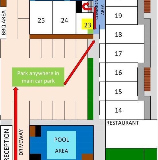 חדר אקונומי, Golden Sands Motor Inn