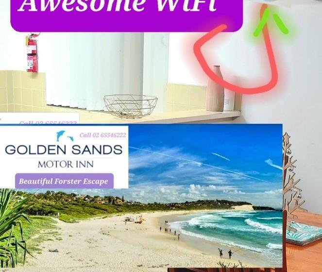 דירה בת חדר שינה 1 עם מרפסת, Golden Sands Motor Inn