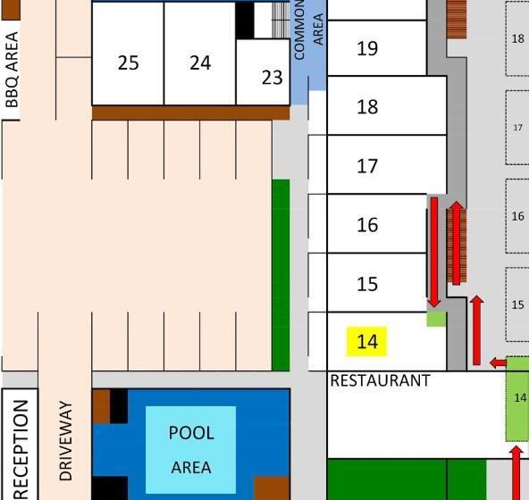 חדר סטנדרט עם מרפסת, Golden Sands Motor Inn