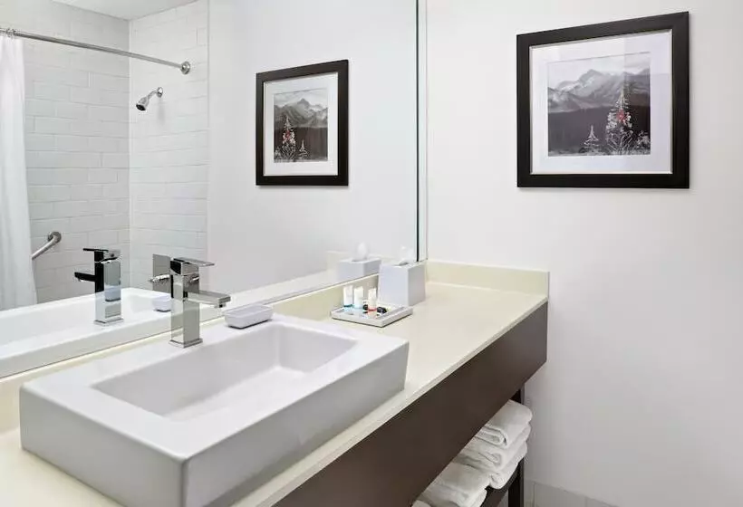 ２ダブルベッドのスタンダードルーム, Four Points By Sheraton Hotel & Suites Calgary West