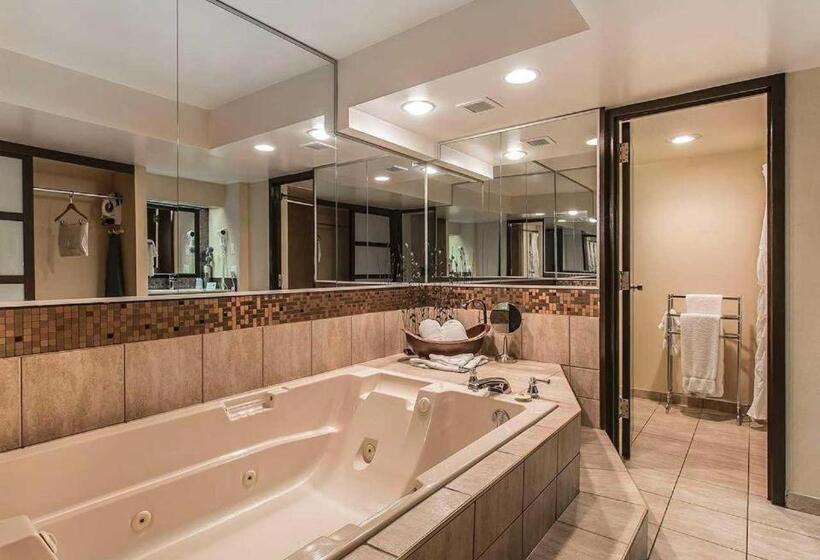 מיטת קינג בסוויטה, Wyndham Garden Medicine Hat Conference Center