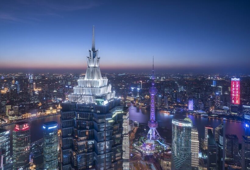 اتاق استاندارد با چشمانداز رودخانه, Grand Hyatt Shanghai