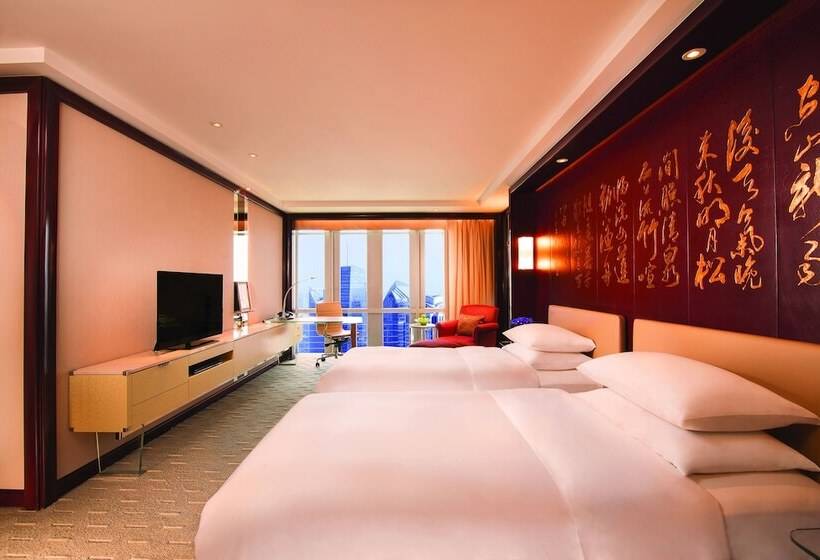 اتاق استاندارد با چشمانداز رودخانه, Grand Hyatt Shanghai