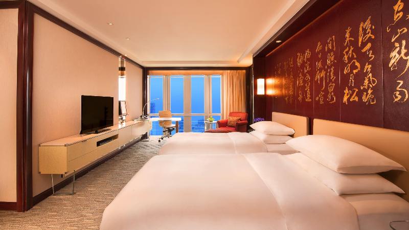اتاق استاندارد با چشم‌انداز رودخانه, Grand Hyatt Shanghai
