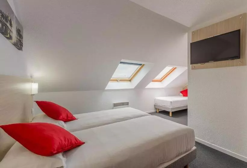スタンダードトリプルルーム, Hôtel éden   Metz Nord   Woippy   Porte Du Luxembourg