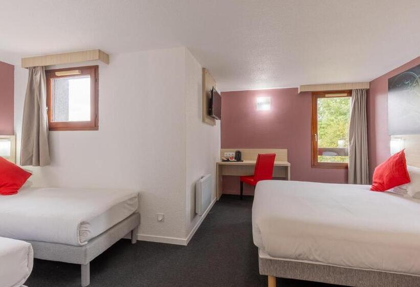 スタンダード４人部屋, Hôtel éden   Metz Nord   Woippy   Porte Du Luxembourg