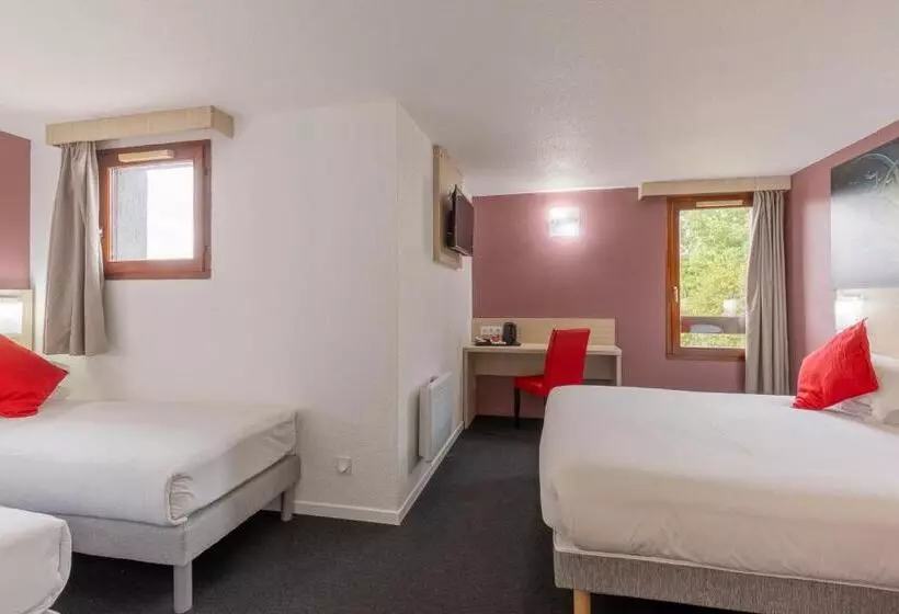 スタンダード４人部屋, Hôtel éden   Metz Nord   Woippy   Porte Du Luxembourg