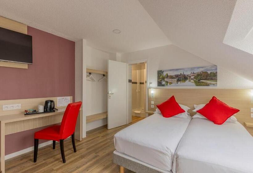 スタンダード４人部屋, Hôtel éden   Metz Nord   Woippy   Porte Du Luxembourg