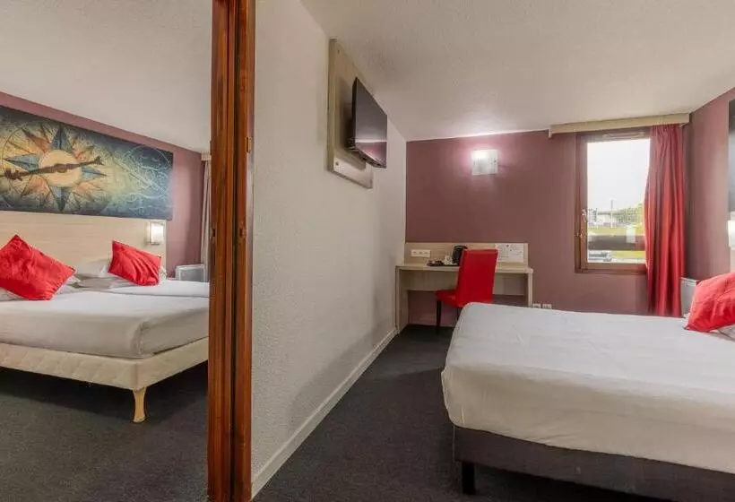 スタンダードコネクティングルーム, Hôtel éden   Metz Nord   Woippy   Porte Du Luxembourg
