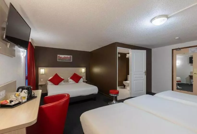 ファミリールーム, Hôtel éden   Metz Nord   Woippy   Porte Du Luxembourg