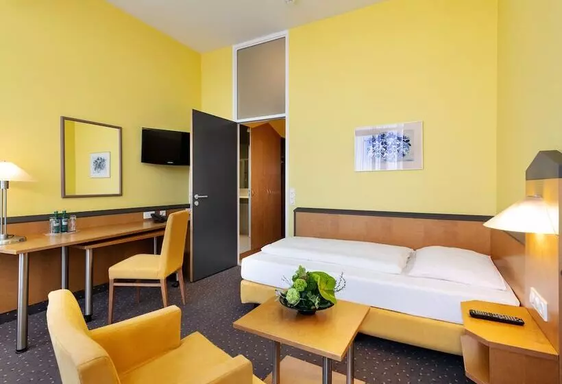 スタンダードシングルルーム, Plaza Hotel & Living Frankfurt