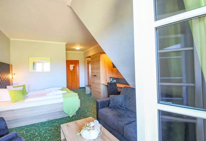 Standard-huone Parveke, Panorama Berghotel Wettiner Höhe