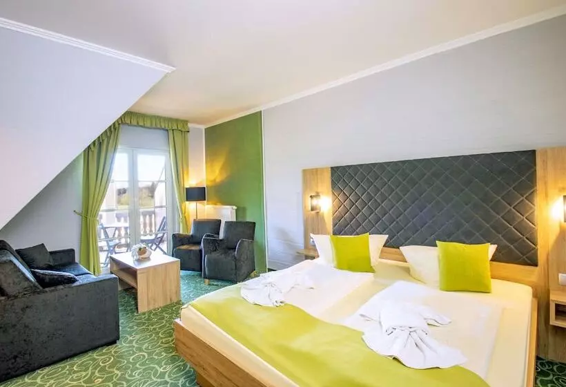 Standard-huone Parveke, Panorama Berghotel Wettiner Höhe