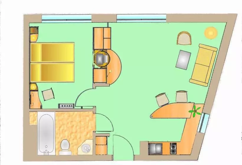 スイート（家族用）, Suite Hotel Leipzig