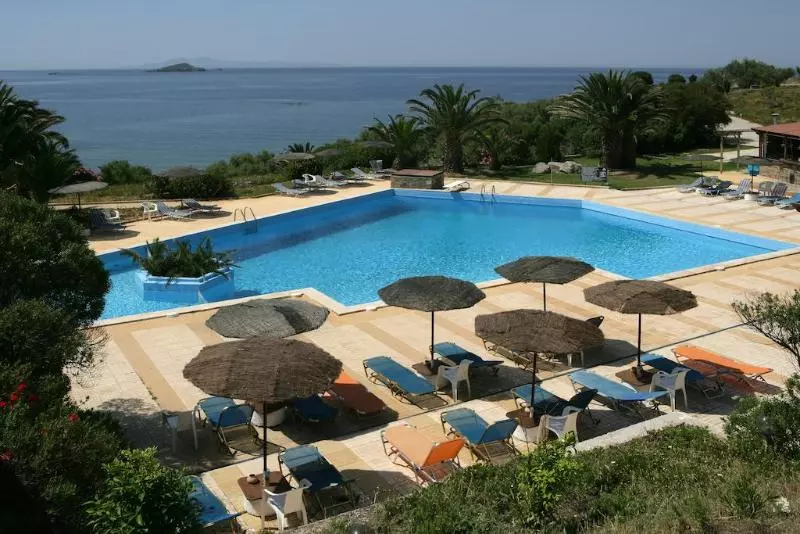 اتاق اساندارد با چشم‌انداز جانبی به دریا, Andros Holiday