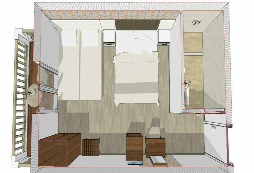 标准间带山景, Kalyves Beach